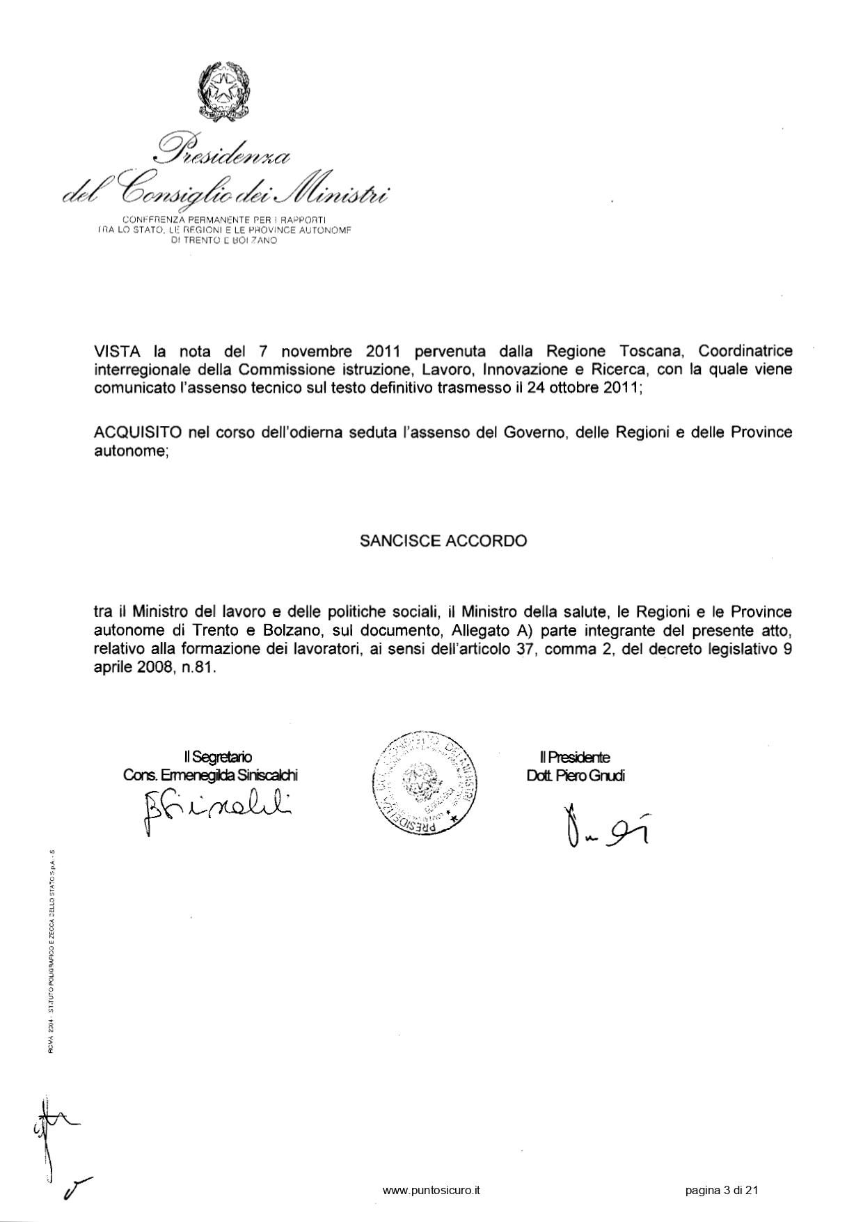 Docente-formatore per la sicurezza sul lavoro