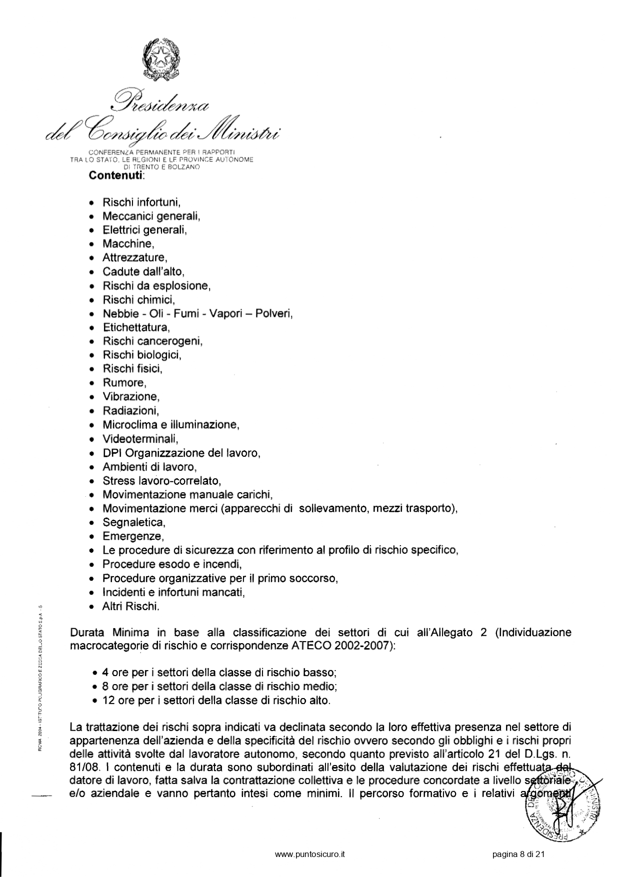 Docente-formatore per la sicurezza sul lavoro
